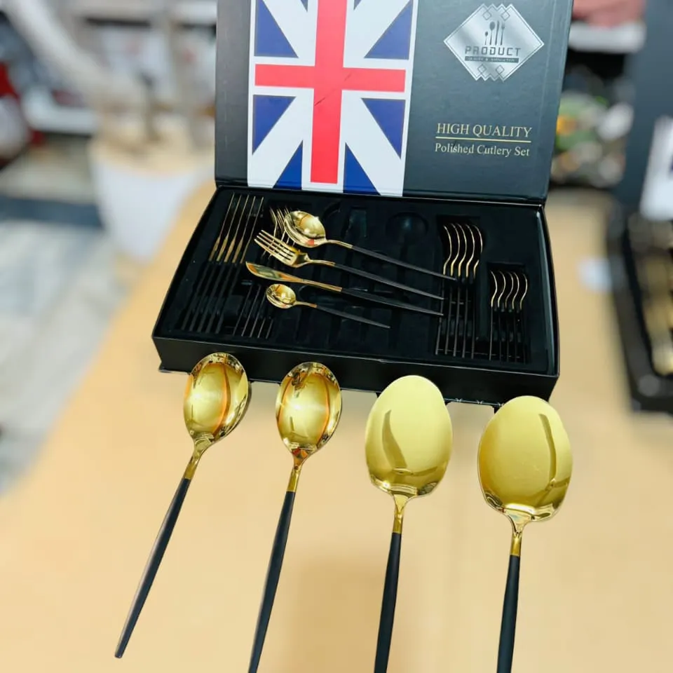 28 PCs Stainless Steel Cutlery Set