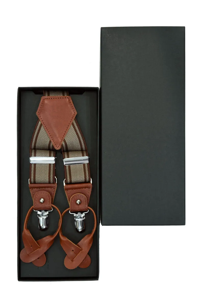 2Way Type Stripe Suspenders