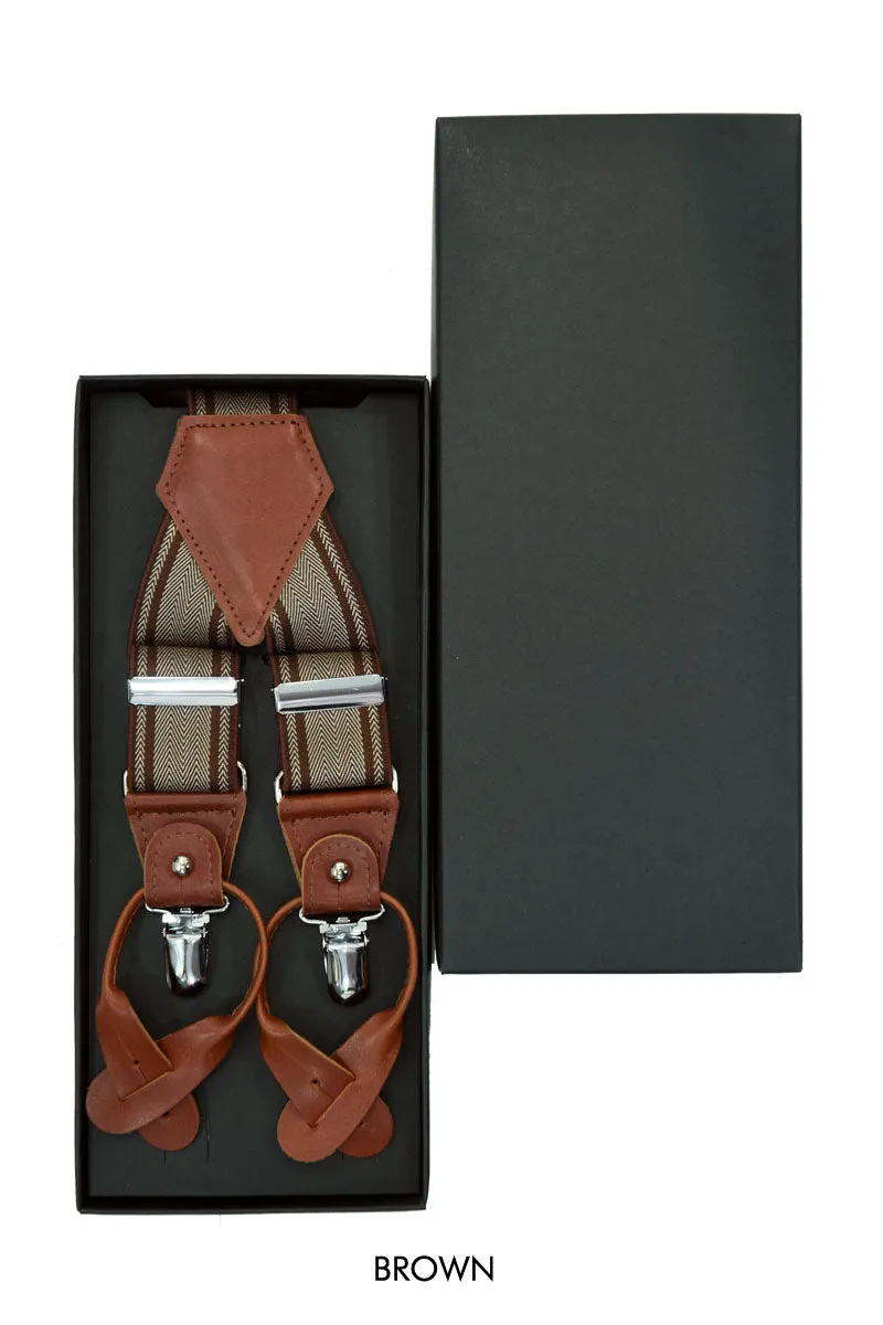 2Way Type Stripe Suspenders