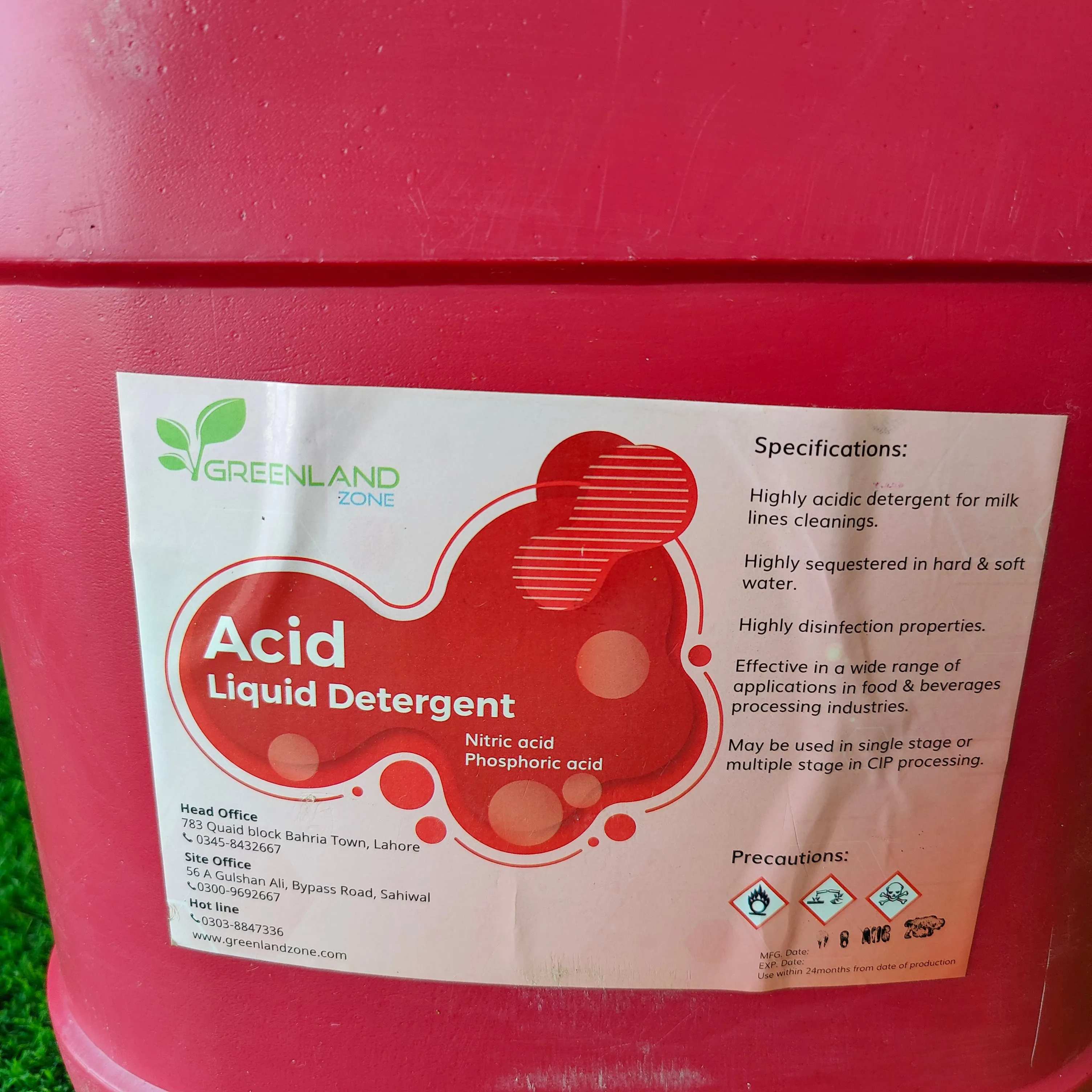 Acid Liquid Detergent 25 ltr