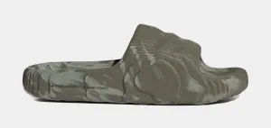 Adilette 22 Slides Mens Sandals (Olive Green/Grey)