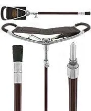 Adjustable Hammock Seat Cane -  - Genuine Leather