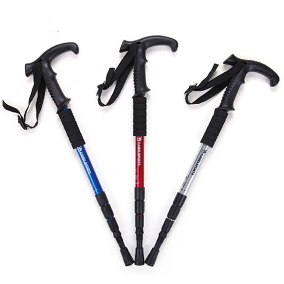 Anti Shock Mountain Hiking Walking Stick