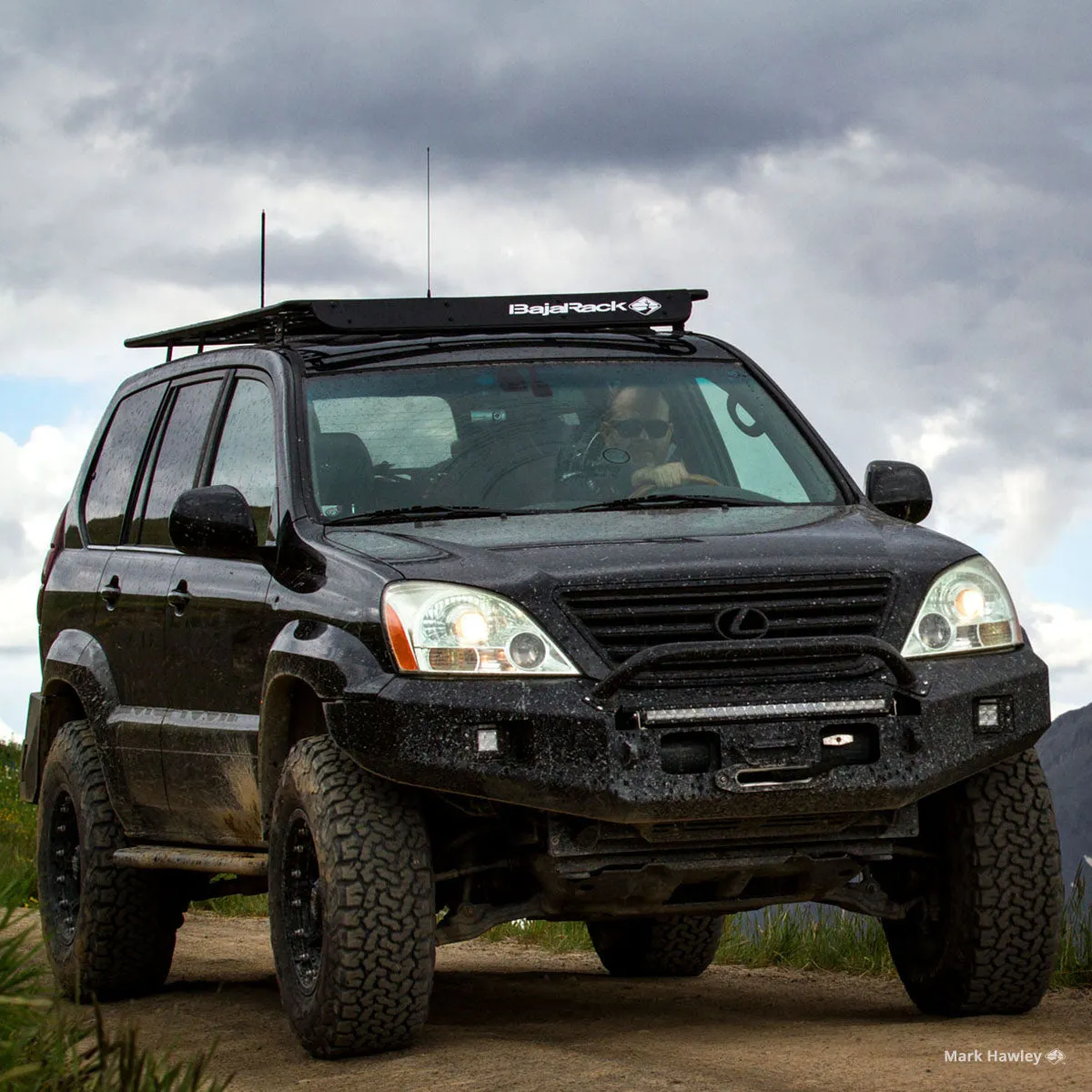 BajaRack Utility Flat Rack With Sunroof Cutout For Lexus GX 470