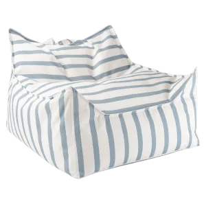Blue Stripes Beanbag Chair