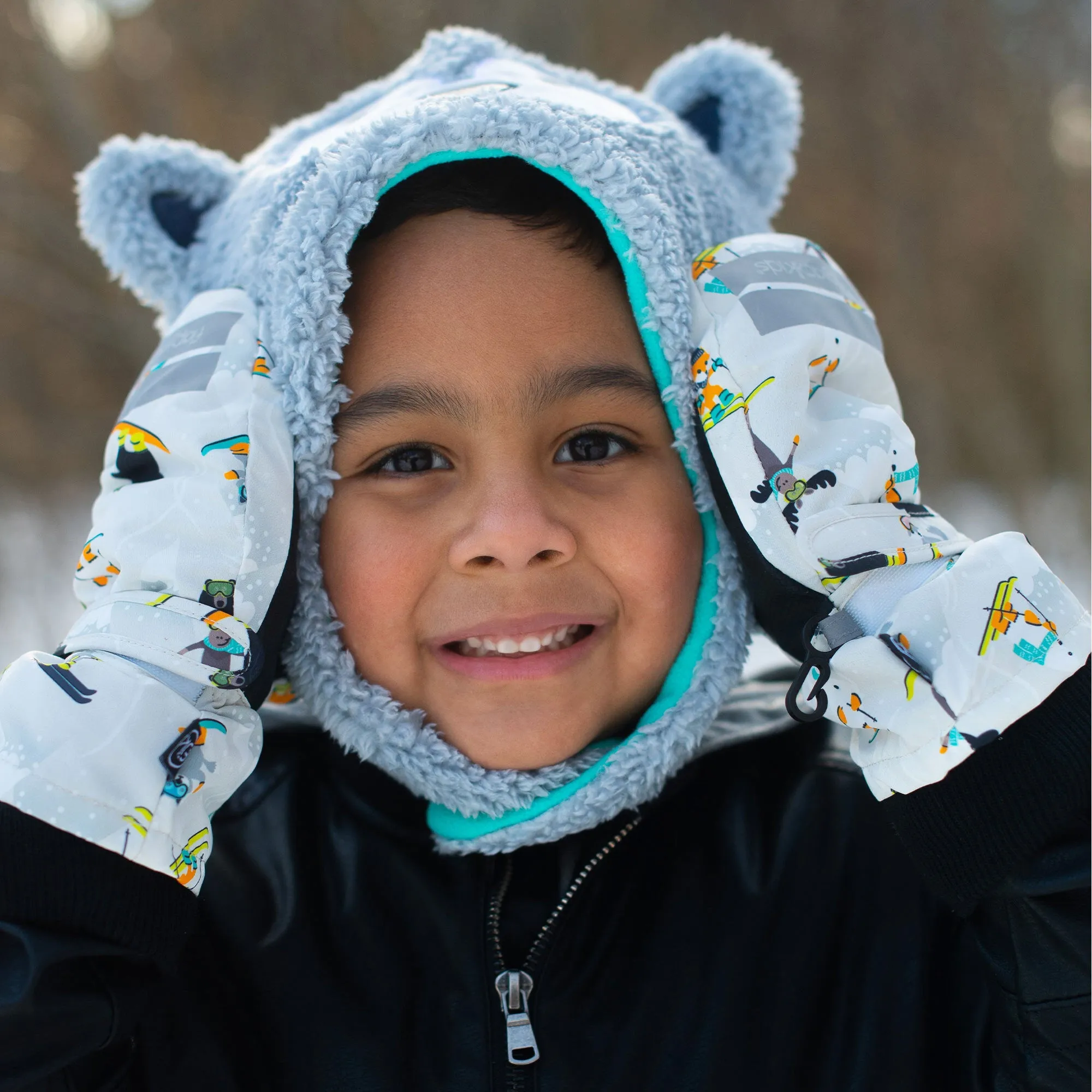 FlapJackKids - Water Repellent Ski Mitten