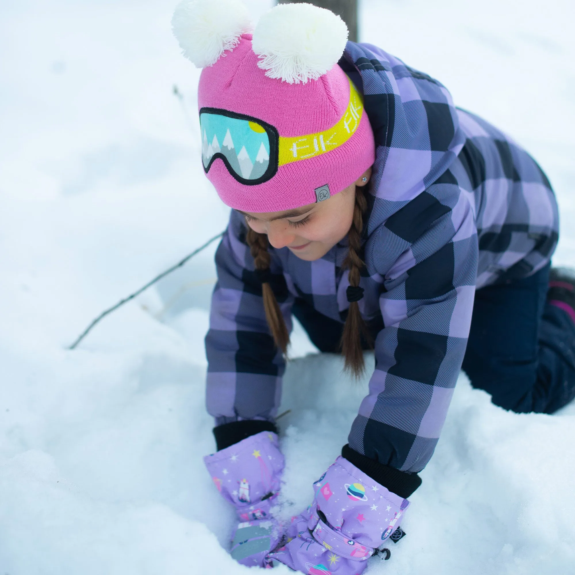 FlapJackKids - Water Repellent Ski Mitten