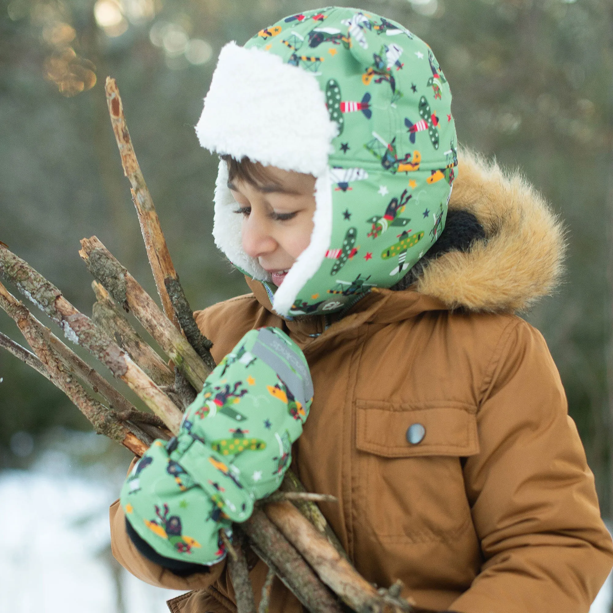 FlapJackKids - Water Repellent Ski Mitten
