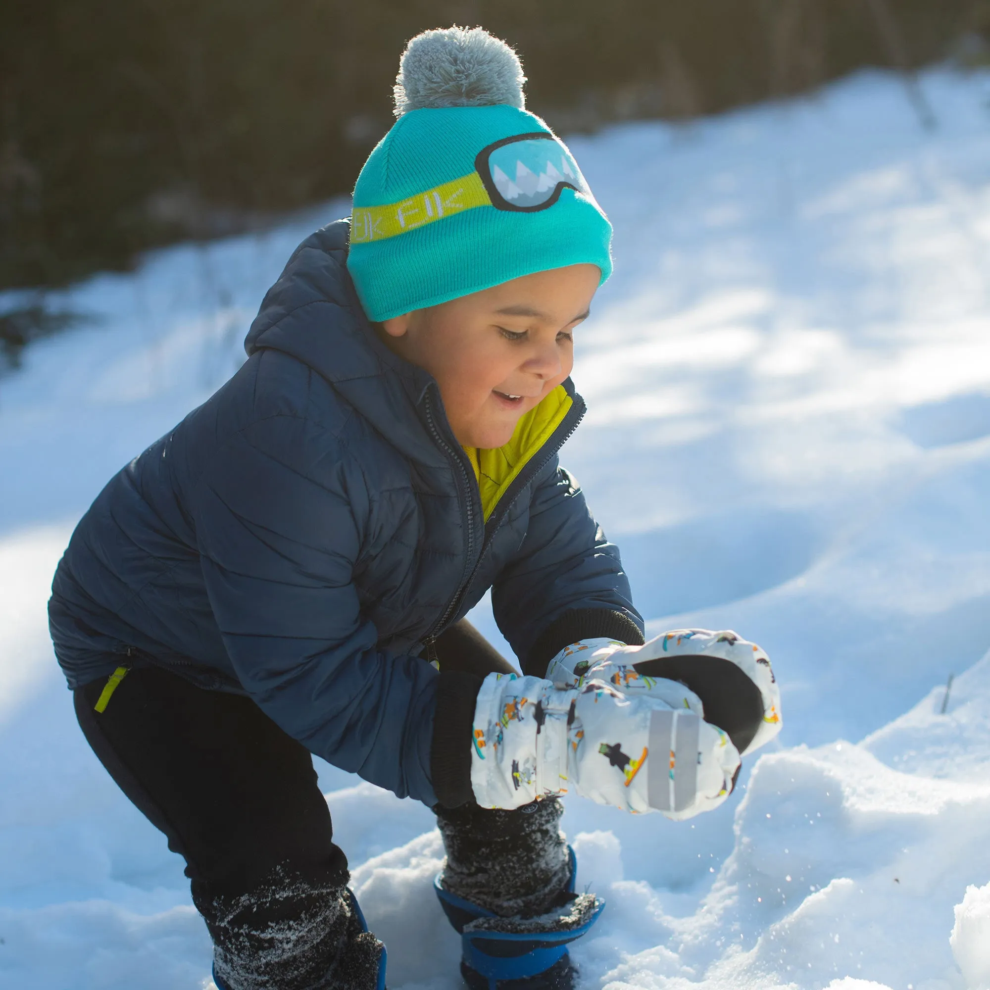 FlapJackKids - Water Repellent Ski Mitten