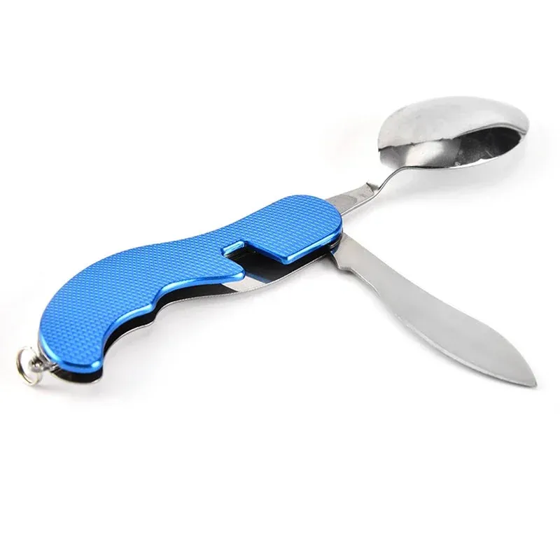 Four-In-One Folding Camping Tableware