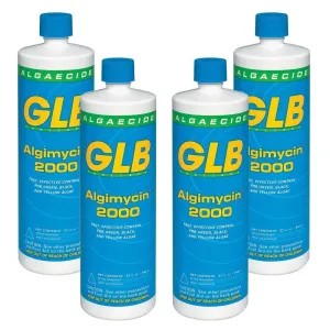 GLB 71104A-04 Algimycin 2000 Algaecide for Swimming Pools (4 Pack), 1 quart