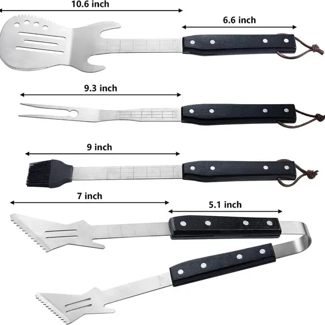 Guitar BBQ Grilling Set
