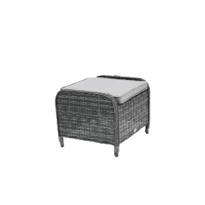 Hawaii Outdoor Ottoman Castle Grey