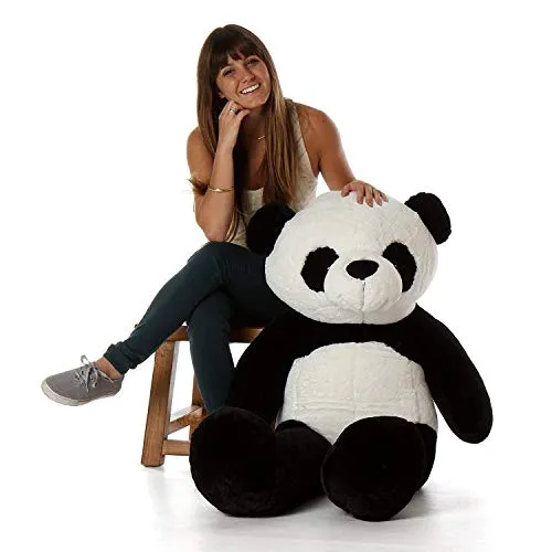 HUG 'n' FEEL SOFT TOYS Panda Teddy, Panda 3 Feet, Soft Toys, Teddy Bear 3 Feet for Girls, Soft Toys for Kids, Birthday Gift for Girls, Wife, Boyfriend, Husband, Gift for Girls (Panda 3 Feet)