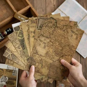 Kraft Paper Sets for Journaling, Scrapbooking, and Collage - Nostalgia