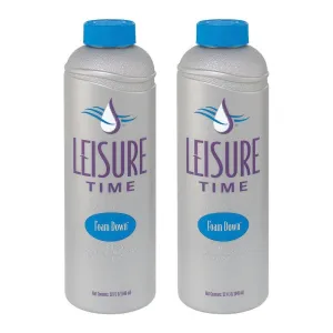 Leisure Time HQ-02 Foam Down for Spas and Hot Tubs (2 Pack), 1 quart