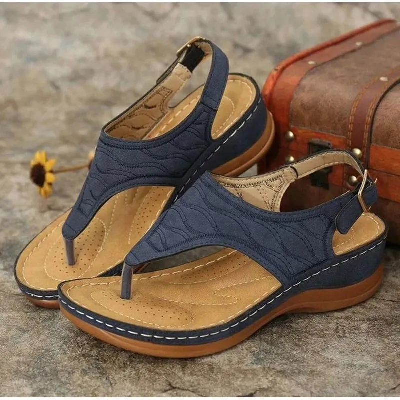 OCW Women Sandals Summer Casual Soft Flat Sole Open Toe Design