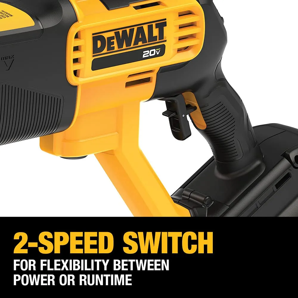 Open Box -  DEWALT 20-Volt 550 PSI, 1.0 GPM Cold Water Cordless Electric Power Cleaner with 4 Nozzles