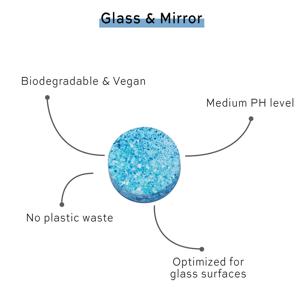 Skosh Spray Bottle   Glass Cleaning Tablet