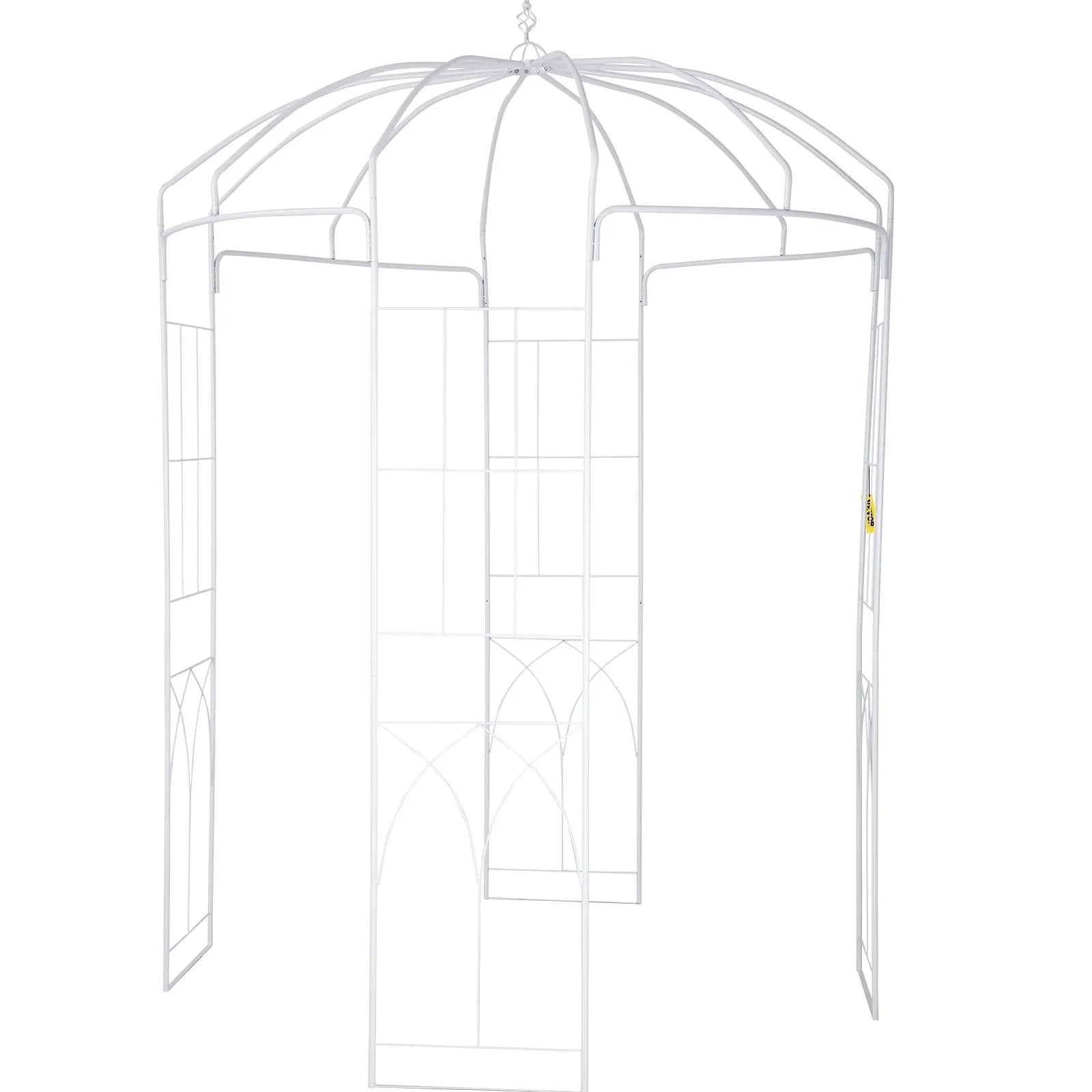 Vevor Birdcage Shape Garden Arbor 9' x 6.6' Arch for Climbing Vines New