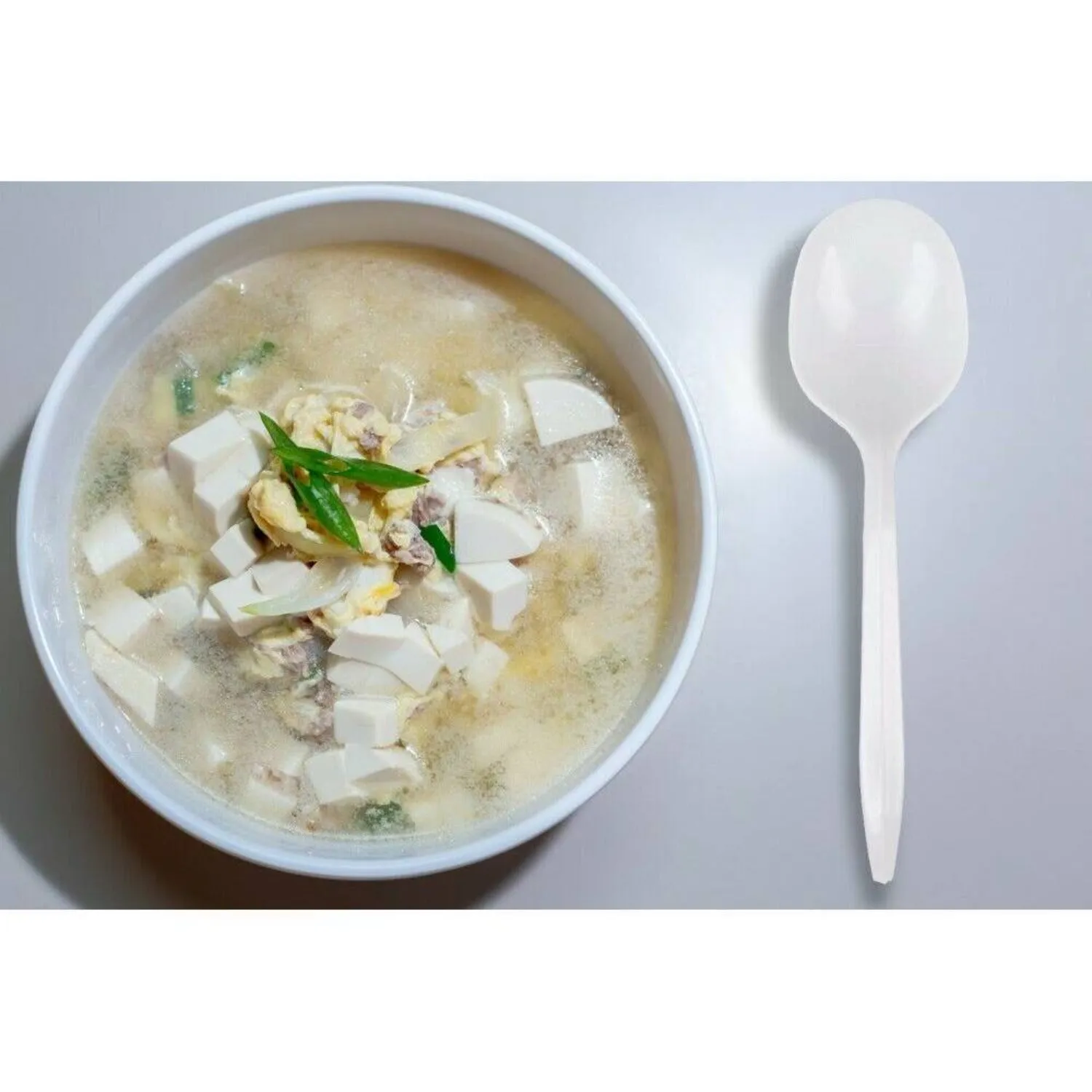 *WHOLESALE* Disposable - Medium Weight - White - Soup Spoons | 1000 ct.