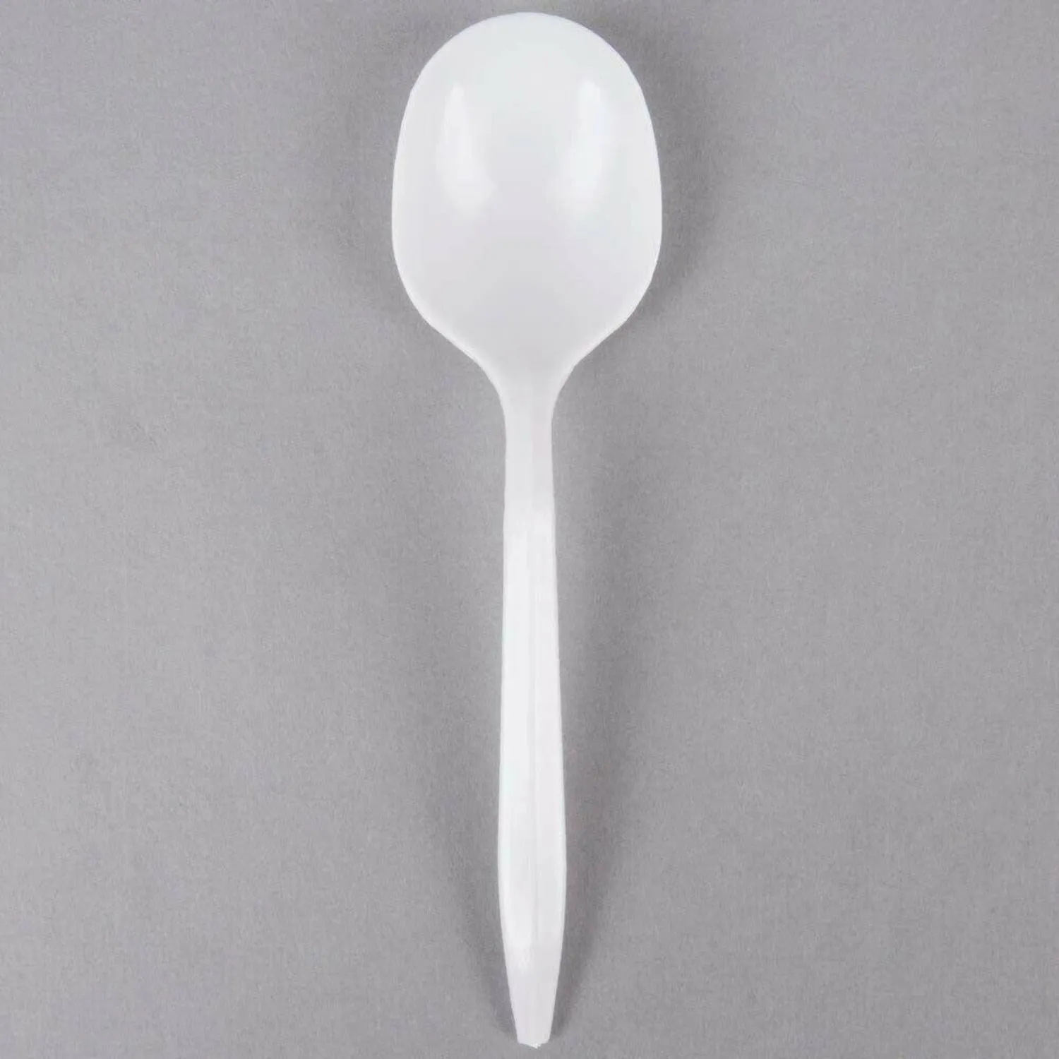 *WHOLESALE* Disposable - Medium Weight - White - Soup Spoons | 1000 ct.