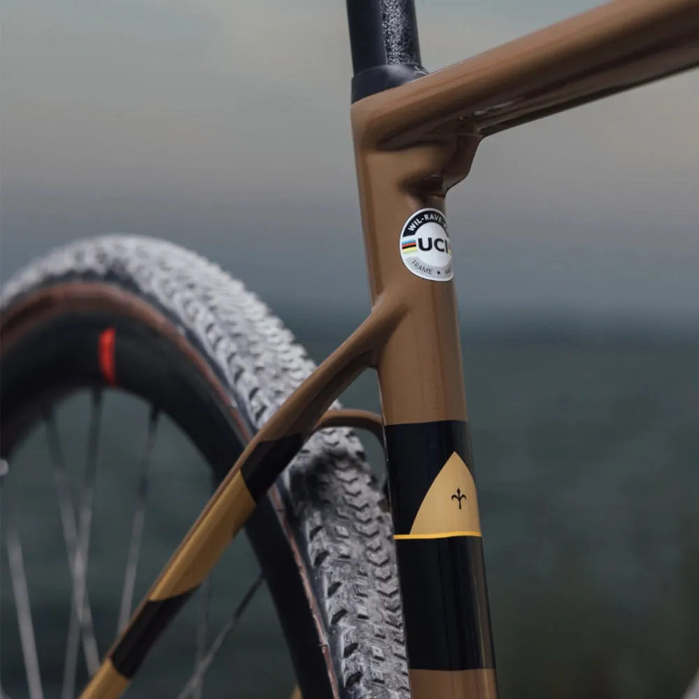 WILIER  RAVE SL Complete Gravel Bike Sram Force D2 AXS 1X12 NDR38KC DISC CARBON wheels - Brown Sand Glossy